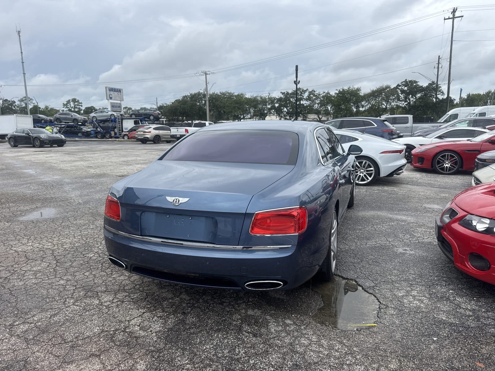 2014 Bentley Flying Spur pre-purchase inspection — exterior body panel photo
