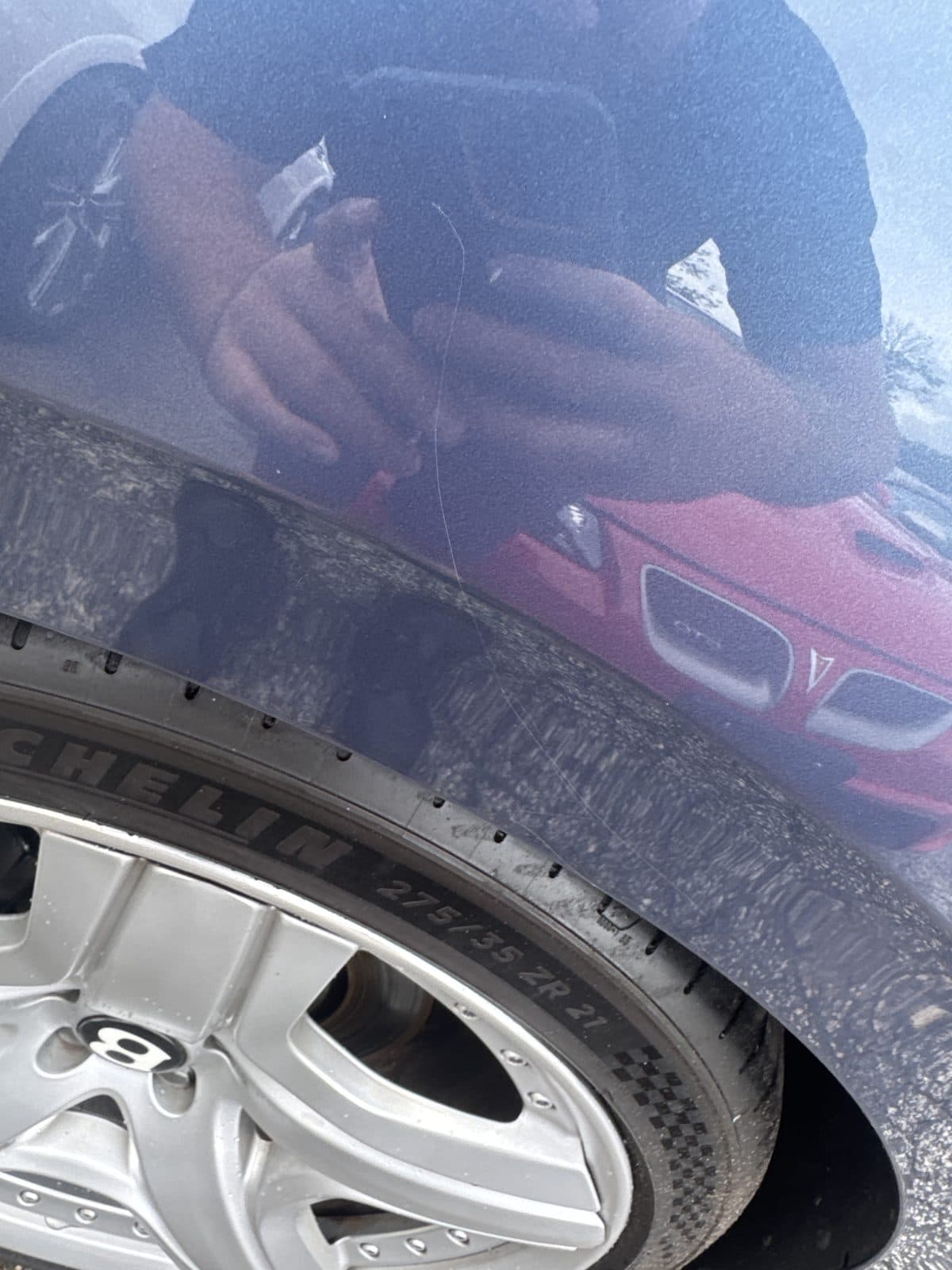 2014 Bentley Flying Spur pre-purchase inspection — exterior body panel photo
