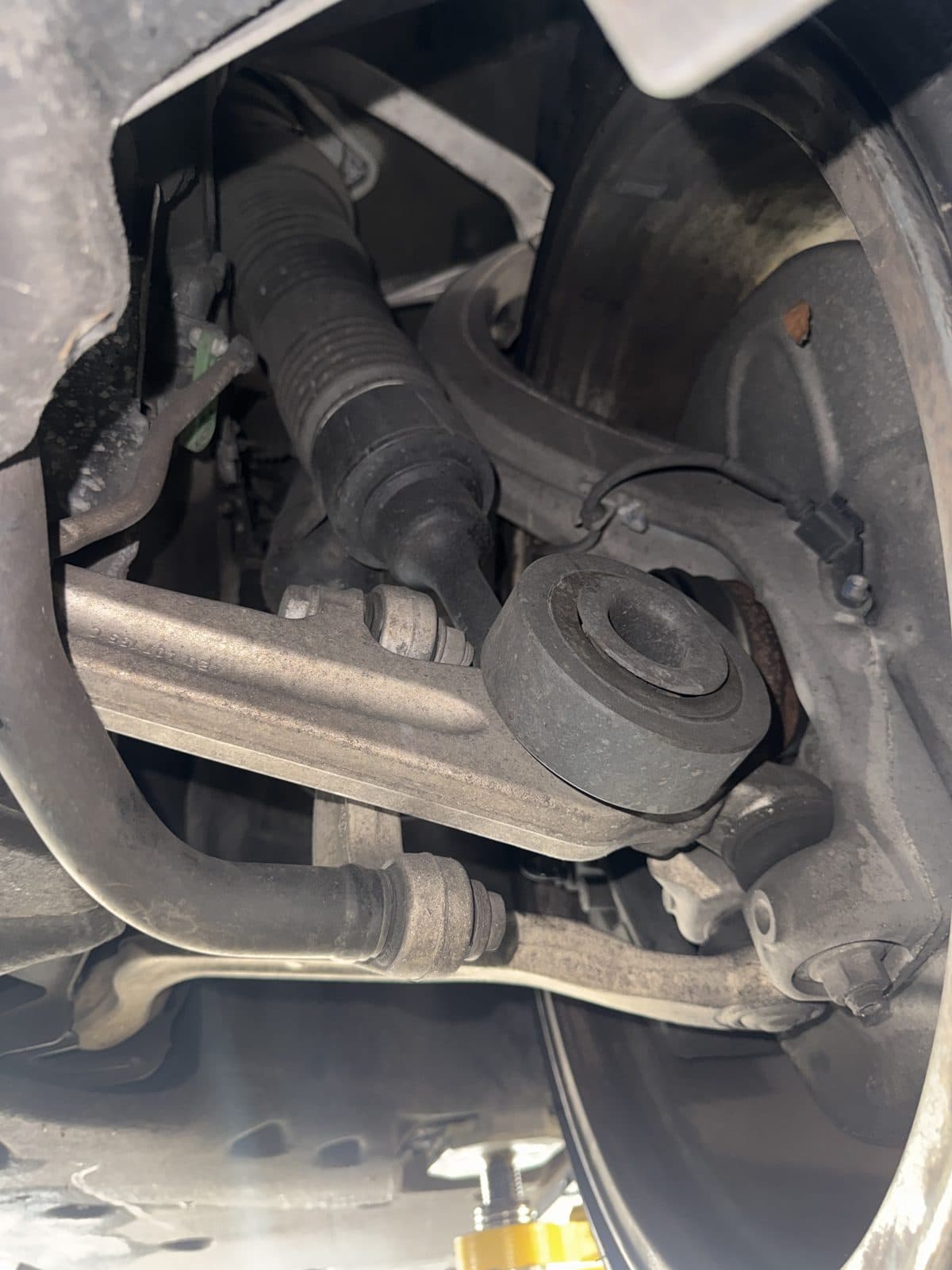 2014 Bentley Flying Spur pre-purchase inspection — undercarriage photo