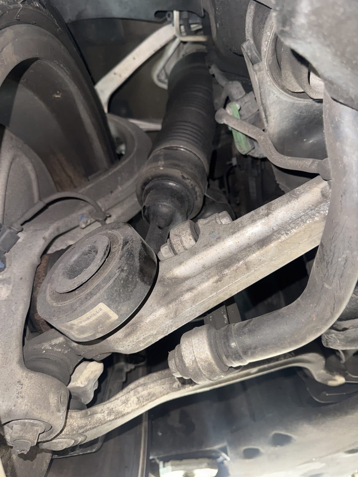 2014 Bentley Flying Spur pre-purchase inspection — undercarriage photo