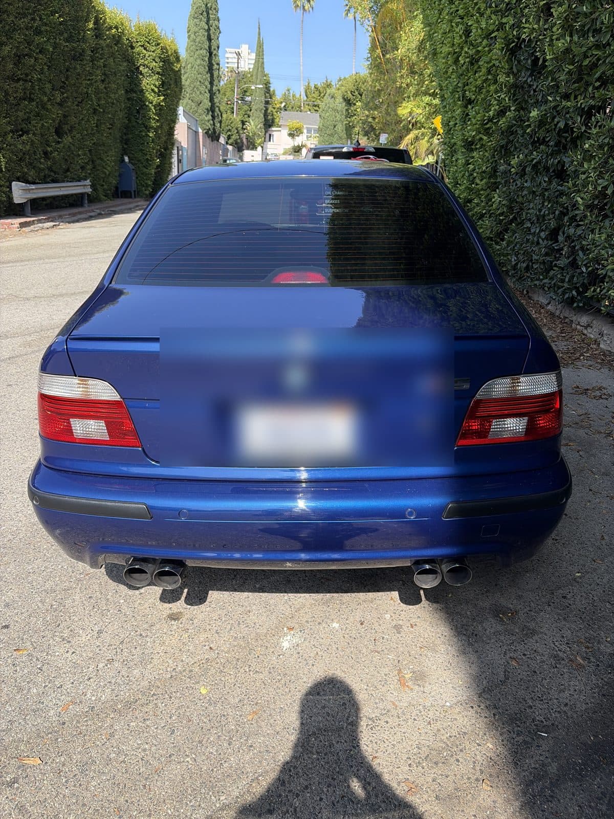 2003 BMW M5 pre-purchase inspection — exterior body panel photo