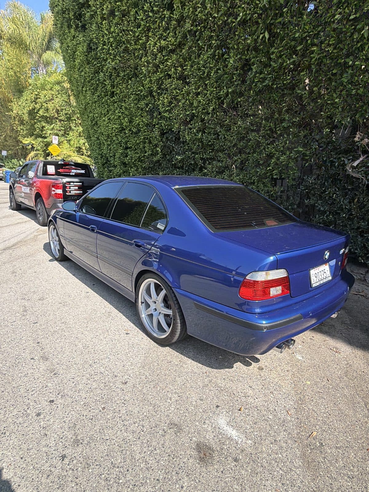 2003 BMW M5 pre-purchase inspection — exterior body panel photo