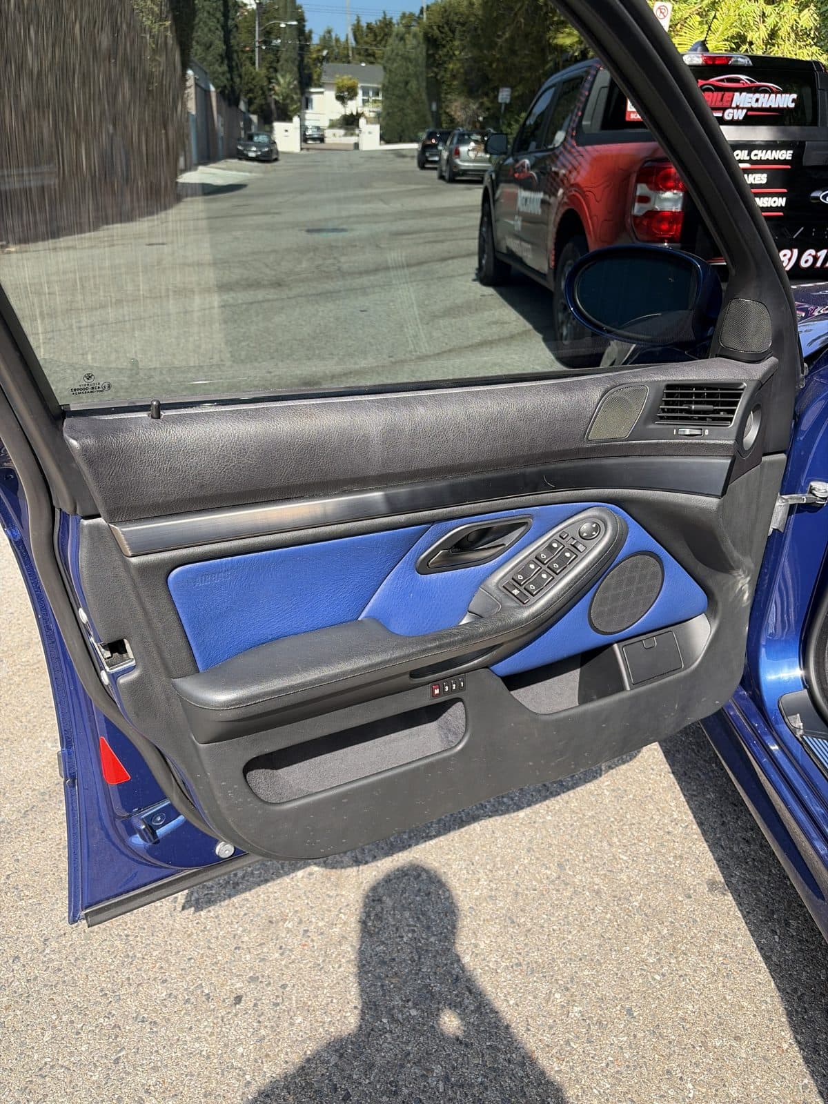 2003 BMW M5 pre-purchase inspection — interior cabin photo