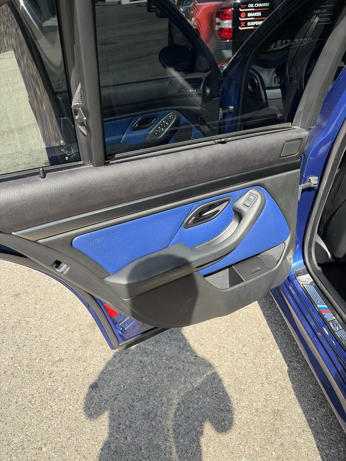 2003 BMW M5 pre-purchase inspection — interior cabin photo