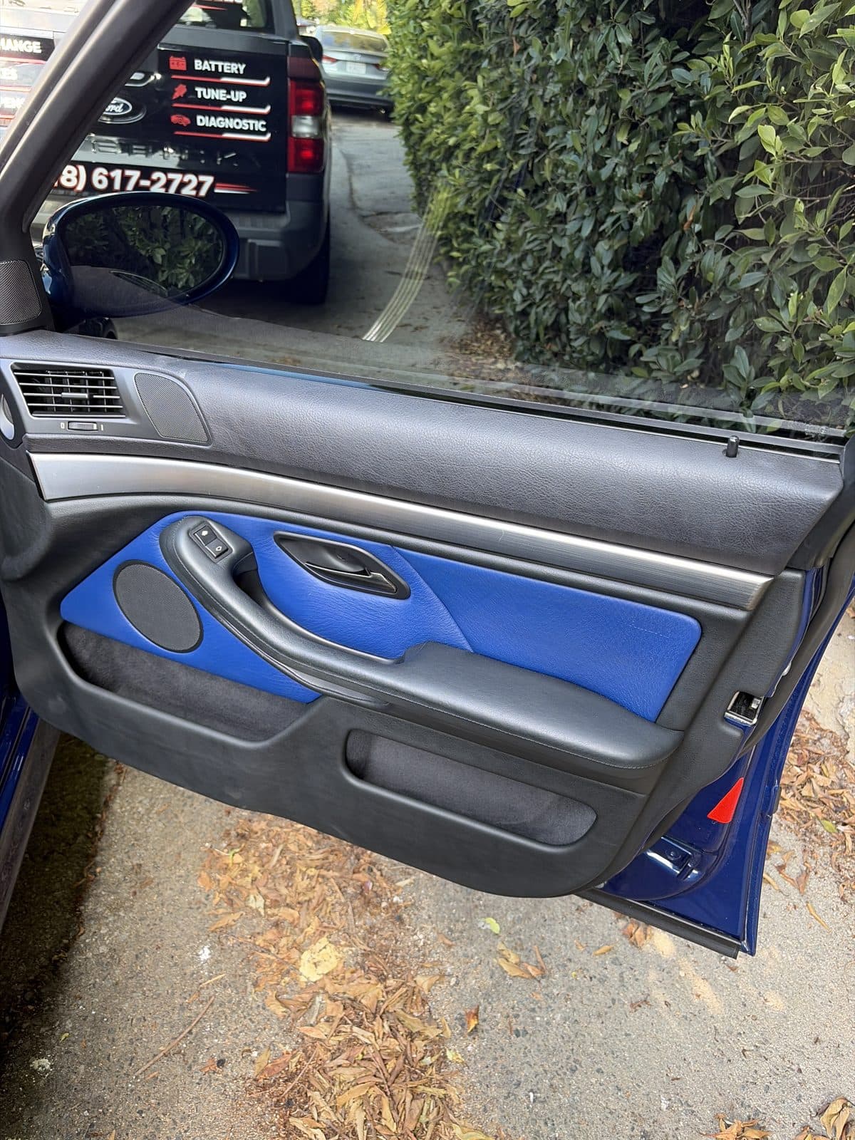 2003 BMW M5 pre-purchase inspection — interior cabin photo
