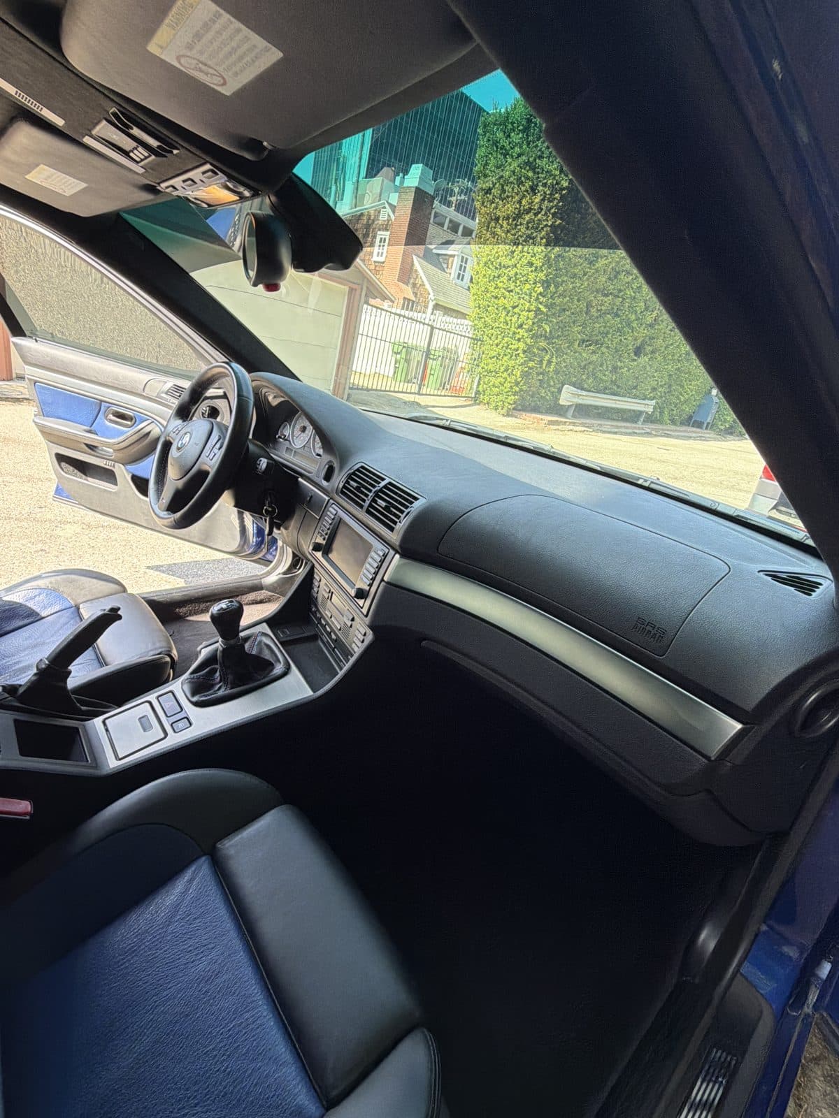 2003 BMW M5 pre-purchase inspection — interior cabin photo