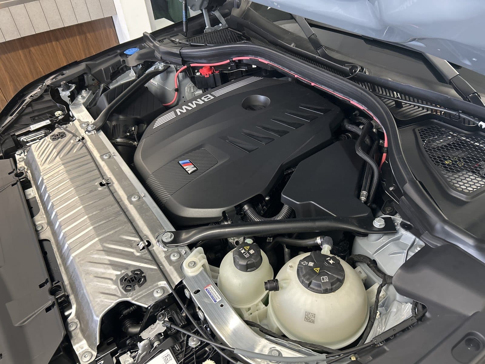 2026 BMW X3 M50 xDrive pre-purchase inspection — engine bay photo