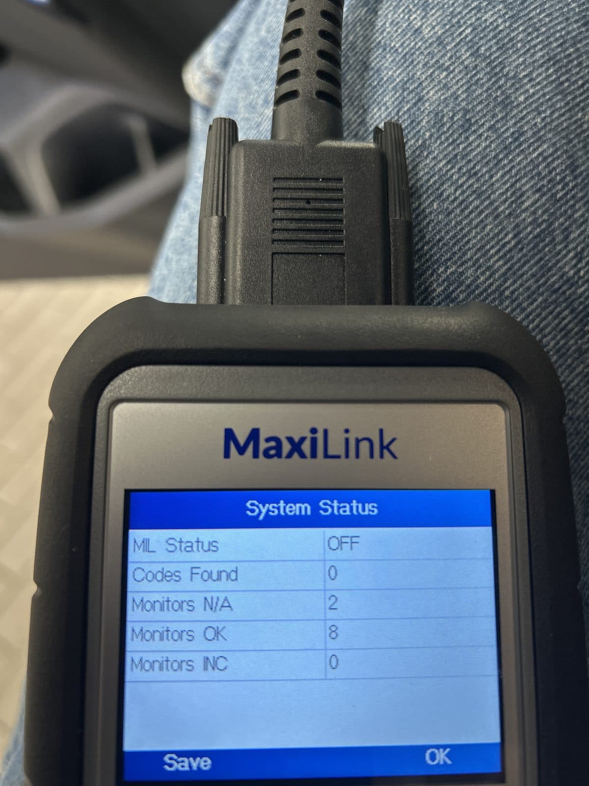 2026 BMW X3 M50 xDrive pre-purchase inspection — OBD-II scan photo