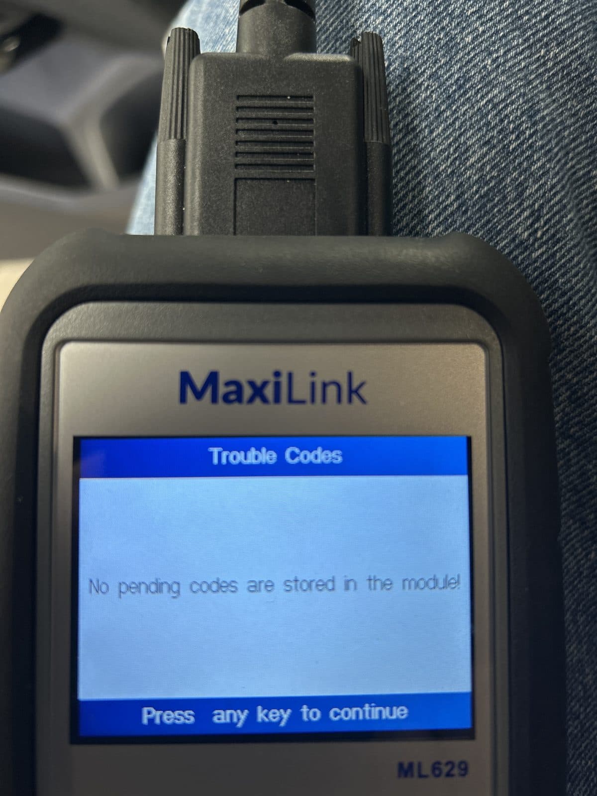 2026 BMW X3 M50 xDrive pre-purchase inspection — OBD-II scan photo
