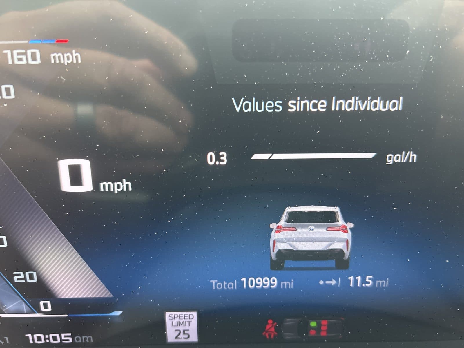 2026 BMW X3 M50 xDrive pre-purchase inspection — odometer and instrument cluster photo