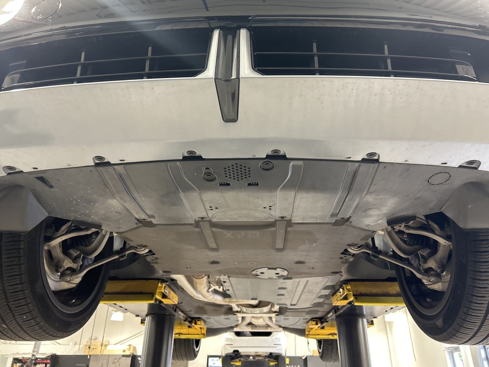 2026 BMW X3 M50 xDrive pre-purchase inspection — undercarriage photo
