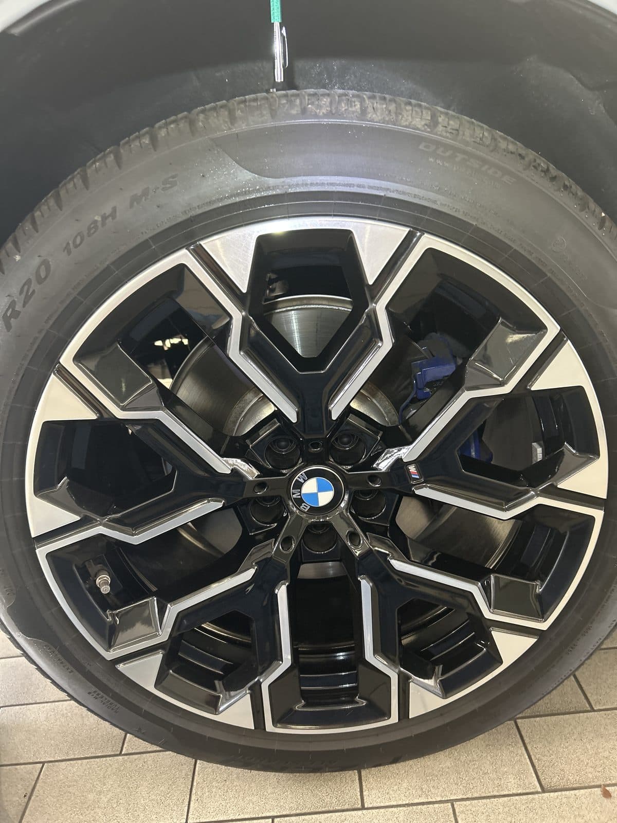 2026 BMW X3 M50 xDrive pre-purchase inspection — wheel and tire photo